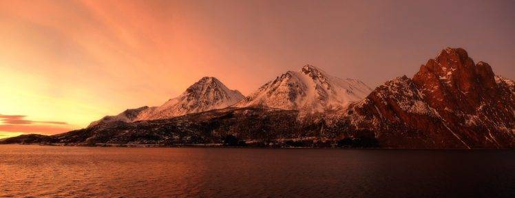 Norway, Snow, Landscape, Mountain HD Wallpaper Desktop Background