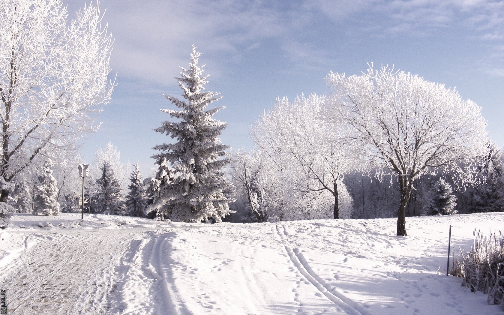 landscape, Winter Wallpaper