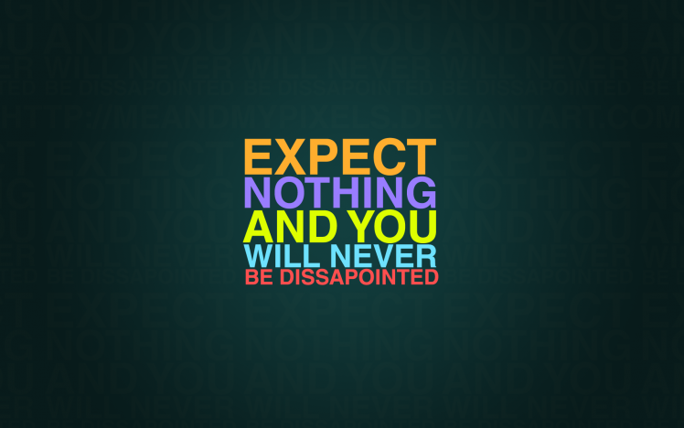 quote, Expect, Green HD Wallpaper Desktop Background