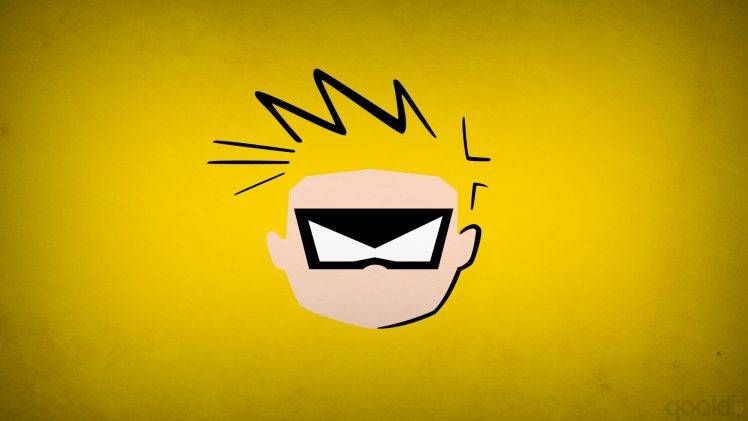 Calvin, Calvin And Hobbes, Yellow, Heroes, Spaceman Spiff, Blo0p HD Wallpaper Desktop Background