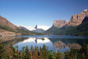nature, Landscape, Mountain, Lake