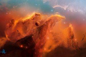 nebula, JoeyJazz, Space Art, Planet
