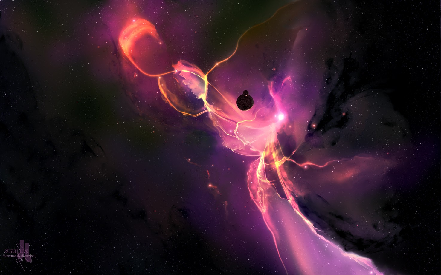 space, Planet, Stars, Nebula, JoeyJazz Wallpaper