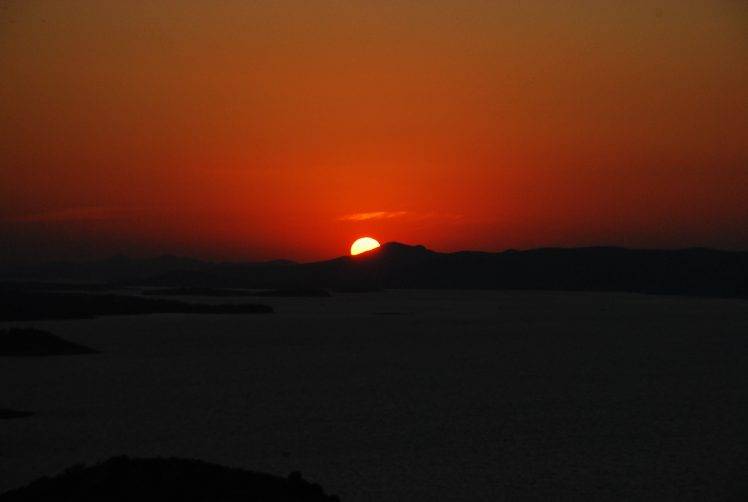 sunset, Croatia, Landscape HD Wallpaper Desktop Background