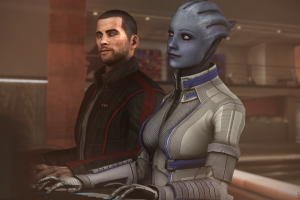 Mass Effect, Liara TSoni, Commander Shepard