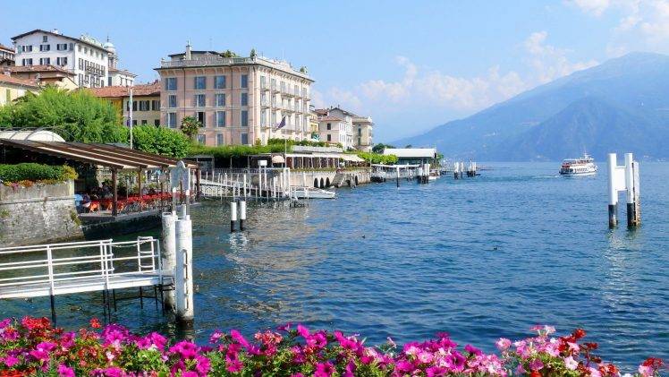 landscape, Lake Como, Bellagio HD Wallpaper Desktop Background