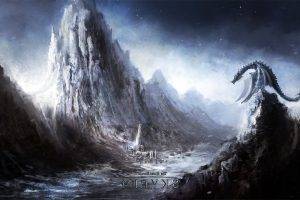 video Games, Fantasy Art, The Elder Scrolls V: Skyrim, Dragon