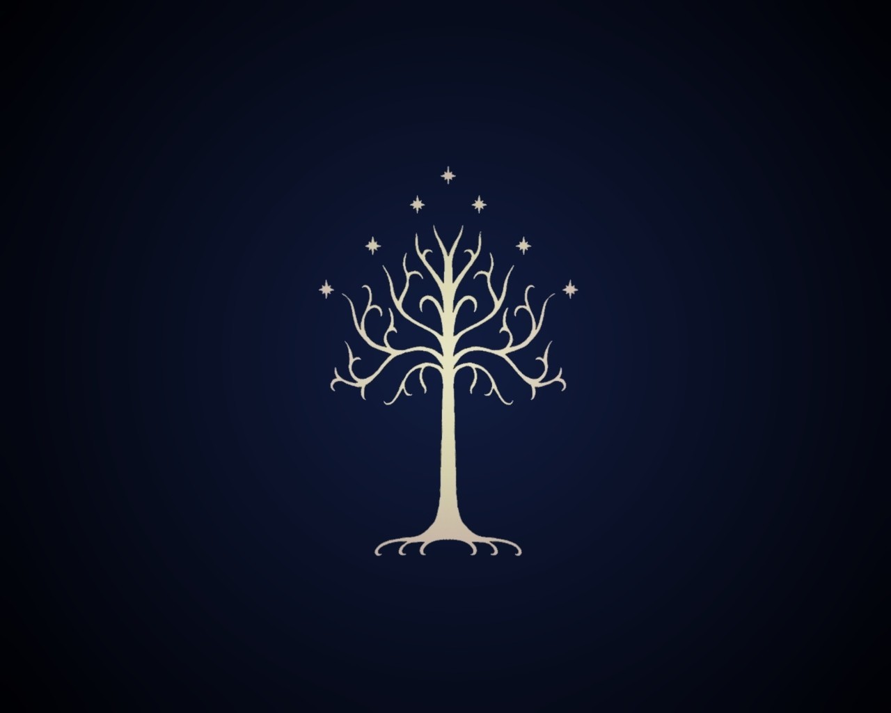 sigils, The Lord Of The Rings, Trees, Blue Background, Symbols, Gondor Wallpaper