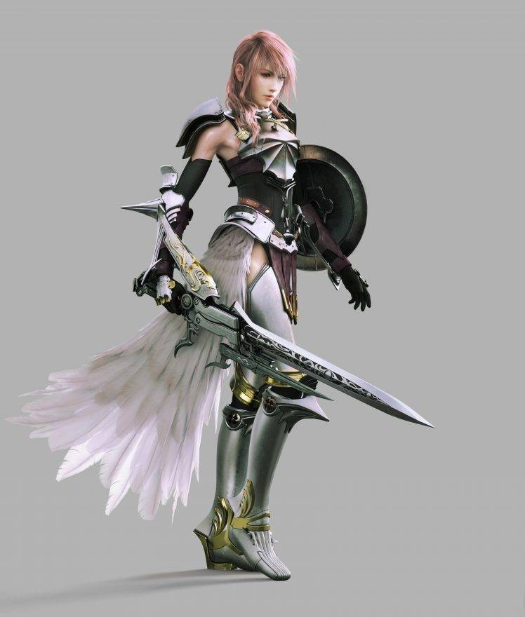 Final Fantasy XIII, Final Fantasy, Claire Farron, Video Games, Sword HD Wallpaper Desktop Background