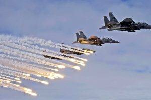 military Aircraft, Airplane, Jets, Contrails, F 15 Strike Eagle