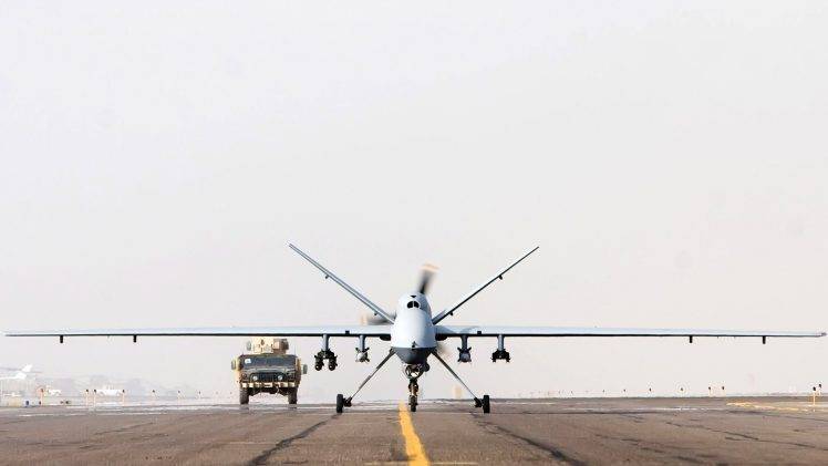 military Aircraft, Drone, MQ 9 Reaper HD Wallpaper Desktop Background