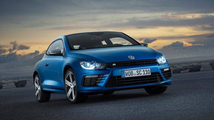 car, Blue Cars, Volkswagen, Volkswagen Scirocco HD Wallpaper Desktop Background