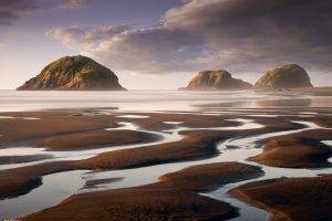 landscape, National Geographic, River, Rock Formation, New Zealand, Island