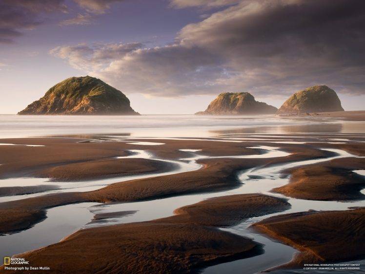 landscape, National Geographic, River, Rock Formation, New Zealand, Island HD Wallpaper Desktop Background