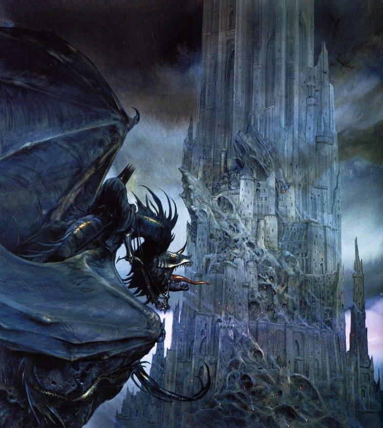 Nazgûl, Black Tower, The Lord Of The Rings, John Howe HD Wallpaper Desktop Background
