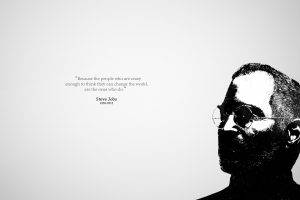 Steve Jobs, Quote, Simple Background