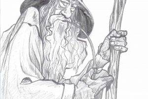 Gandalf, Drawing, The Lord Of The Rings