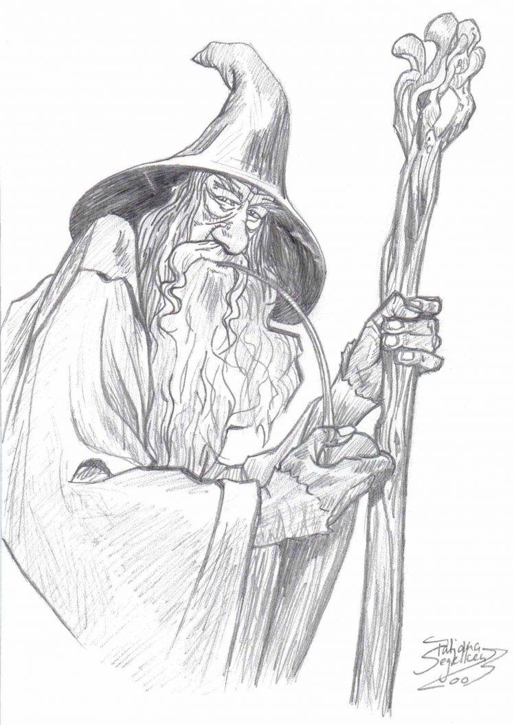 Gandalf, Drawing, The Lord Of The Rings Wallpapers HD