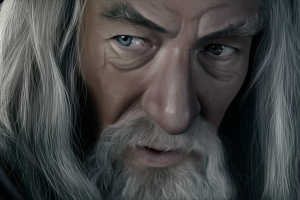 Gandalf, The Lord Of The Rings, Artwork, Face
