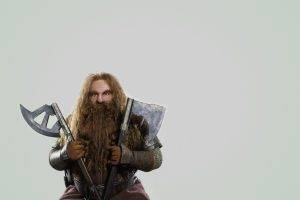 The Lord Of The Rings, Gimli, Dwarfs, Axes, Moustache