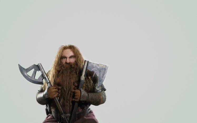 The Lord Of The Rings, Gimli, Dwarfs, Axes, Moustache HD Wallpaper Desktop Background