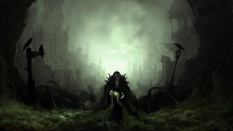 fantasy Art, Spooky, Necromancers HD Wallpaper Desktop Background