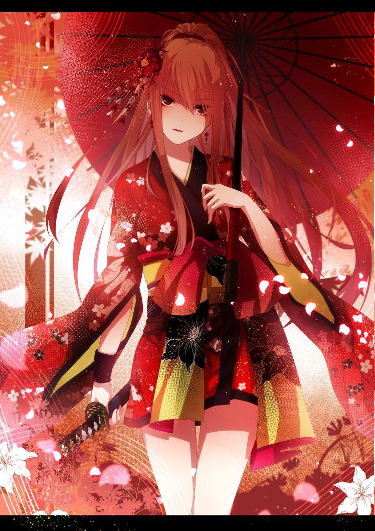 yukata, Anime Girls, Original Characters, Traditional Clothing HD Wallpaper Desktop Background
