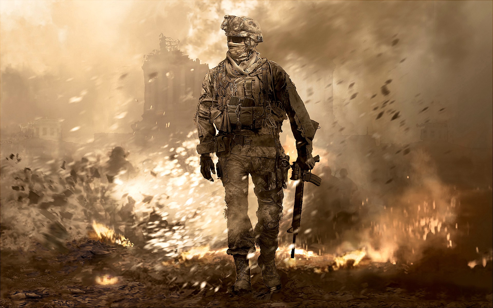Call Of Duty Modern Warfare 2, Video Games, Soldier, War Wallpapers HD ...