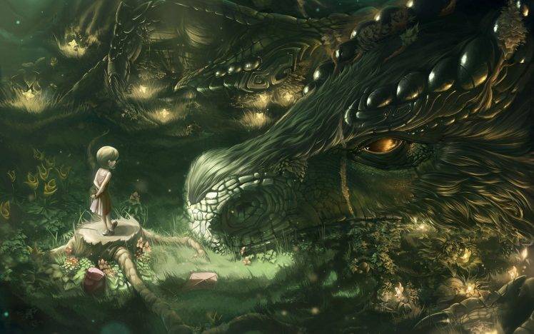 dragon, Fantasy Art HD Wallpaper Desktop Background