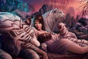 tiger, Fantasy Art