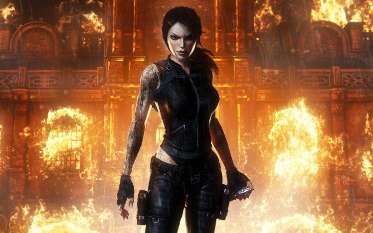 women, Anime, Video Games, Tomb Raider, Lara Croft HD Wallpaper Desktop Background