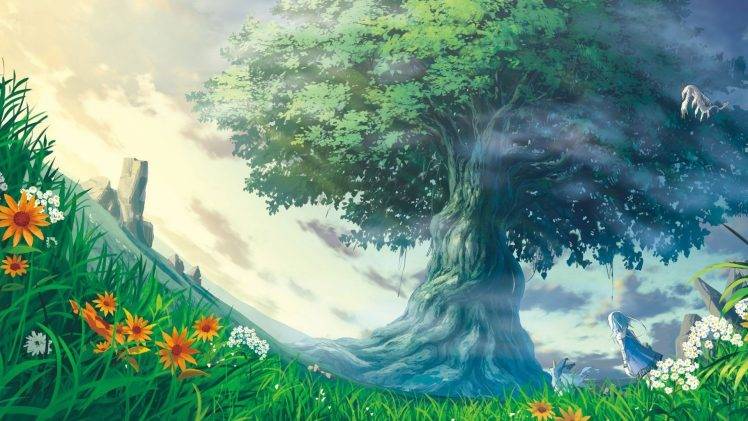 artwork, Fantasy Art, Trees, Nature, Life HD Wallpaper Desktop Background