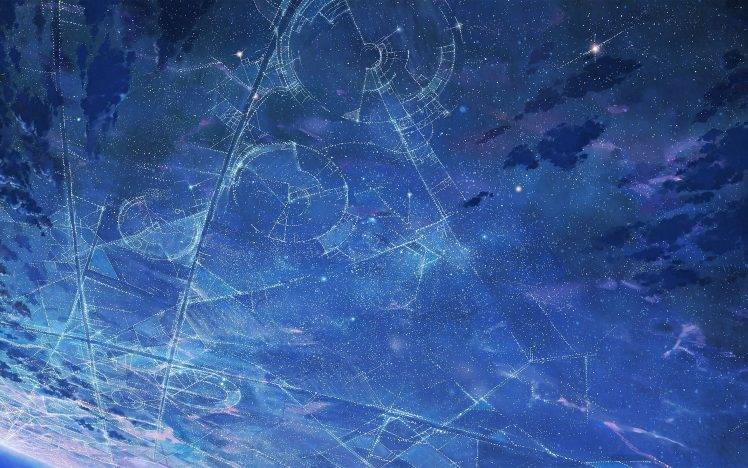 artwork, Fantasy Art, Stars, Galaxy, Planet, Space HD Wallpaper Desktop Background