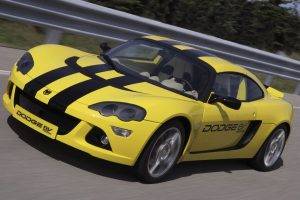 car, Dodge, Yellow Cars