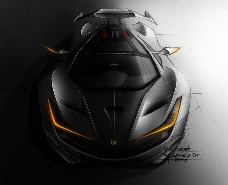 concept Cars, Drawing HD Wallpaper Desktop Background