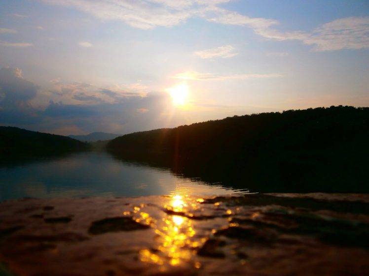 lake, Sunset, Serbia, Summer HD Wallpaper Desktop Background