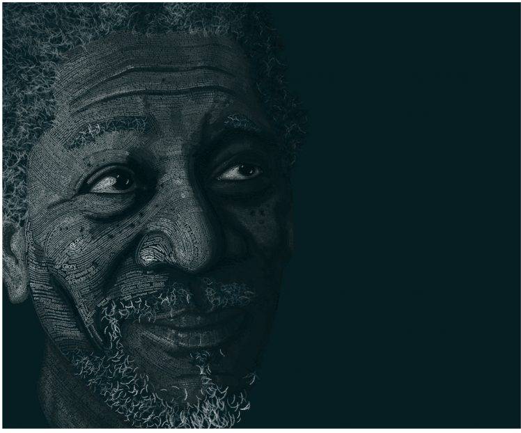 typography, Morgan Freeman HD Wallpaper Desktop Background
