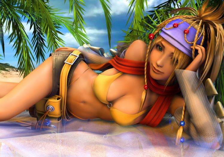 CGI, Women, Rikku, Final Fantasy HD Wallpaper Desktop Background