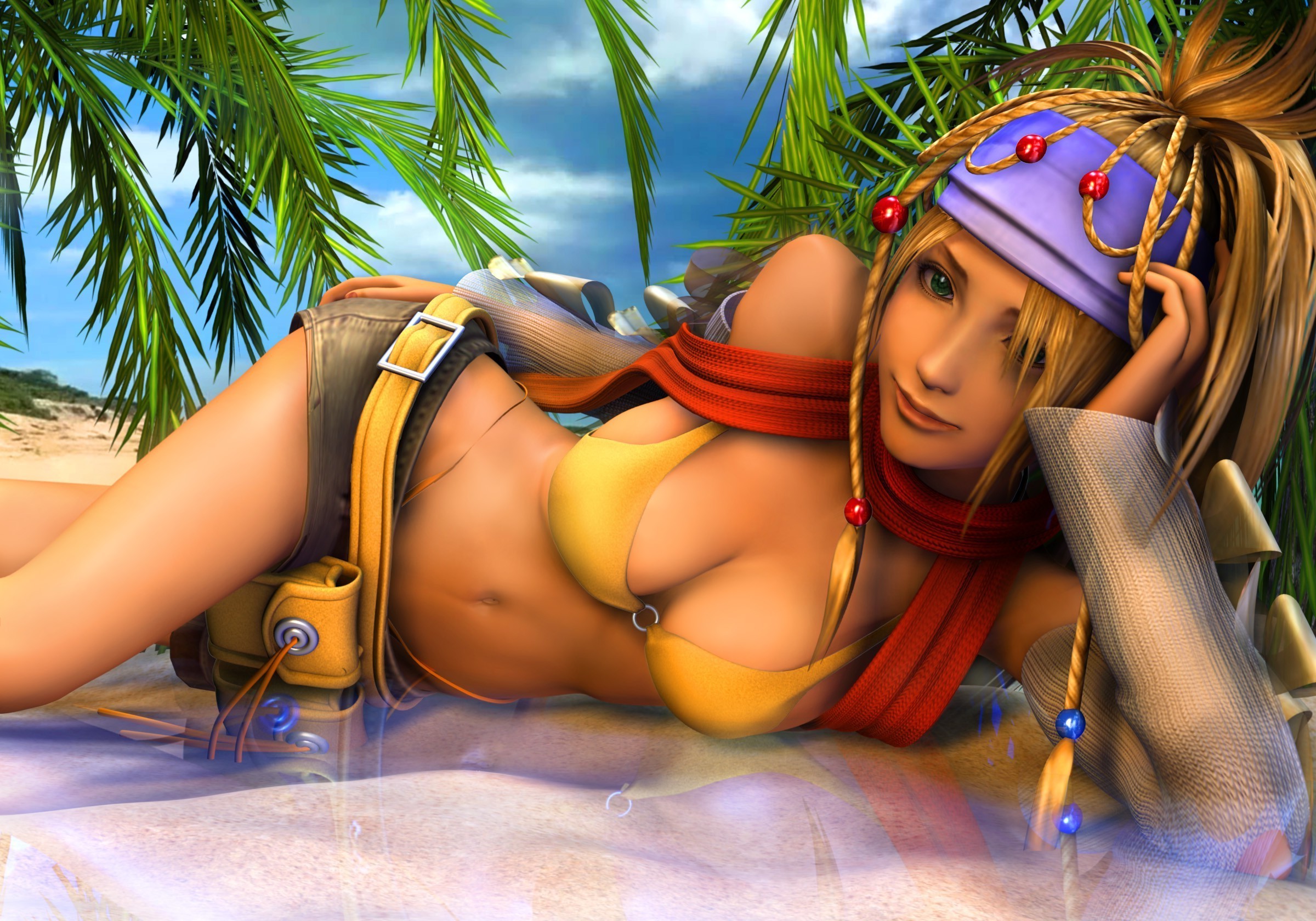 Cgi Hd Porn Wallpapers 1080p Widescreen - Cgi Women Rikku Final Fantasy Wallpapers Hd Desktop | CLOUDY GIRL PICS