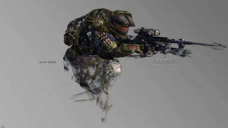 Halo, Video Games, Sniper Rifle, Halo Reach HD Wallpaper Desktop Background