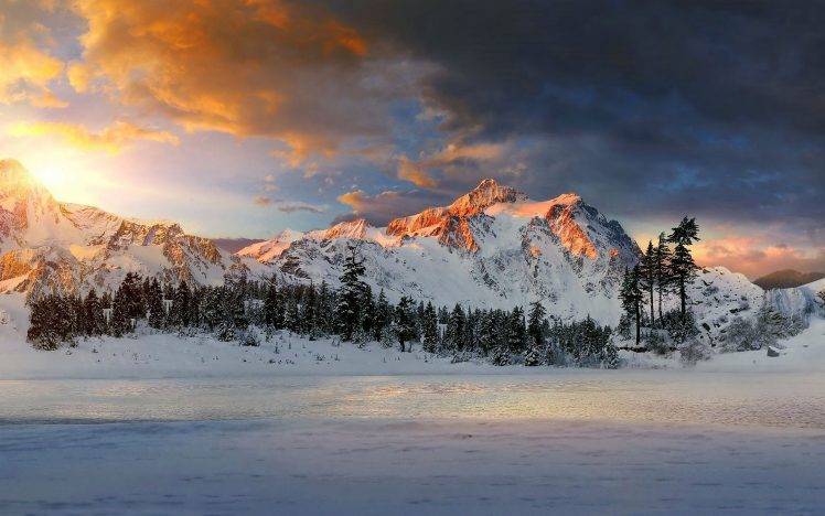 nature, Mountain, Sunlight, Canada HD Wallpaper Desktop Background