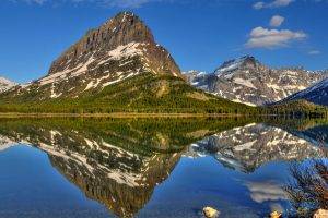 nature, Landscape, Mountain, Reflection, Lake