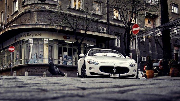 car, Sports Car, Maserati, City, Belgrade, Beograd HD Wallpaper Desktop Background