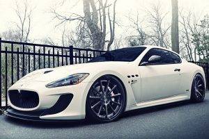 sports Car, Maserati, White