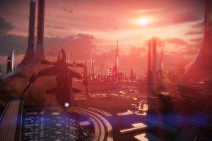 building, Space, Futuristic, Mass Effect 3