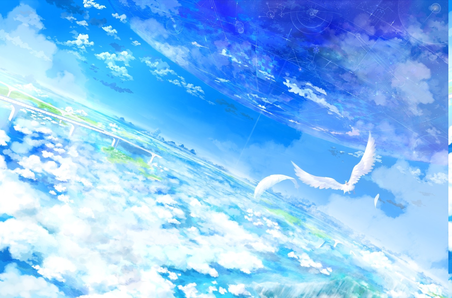 fantasy Art, Sky Wallpaper