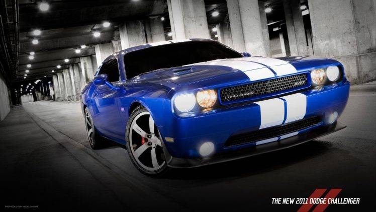 car, Blue Cars, Dodge, Dodge Challenger HD Wallpaper Desktop Background