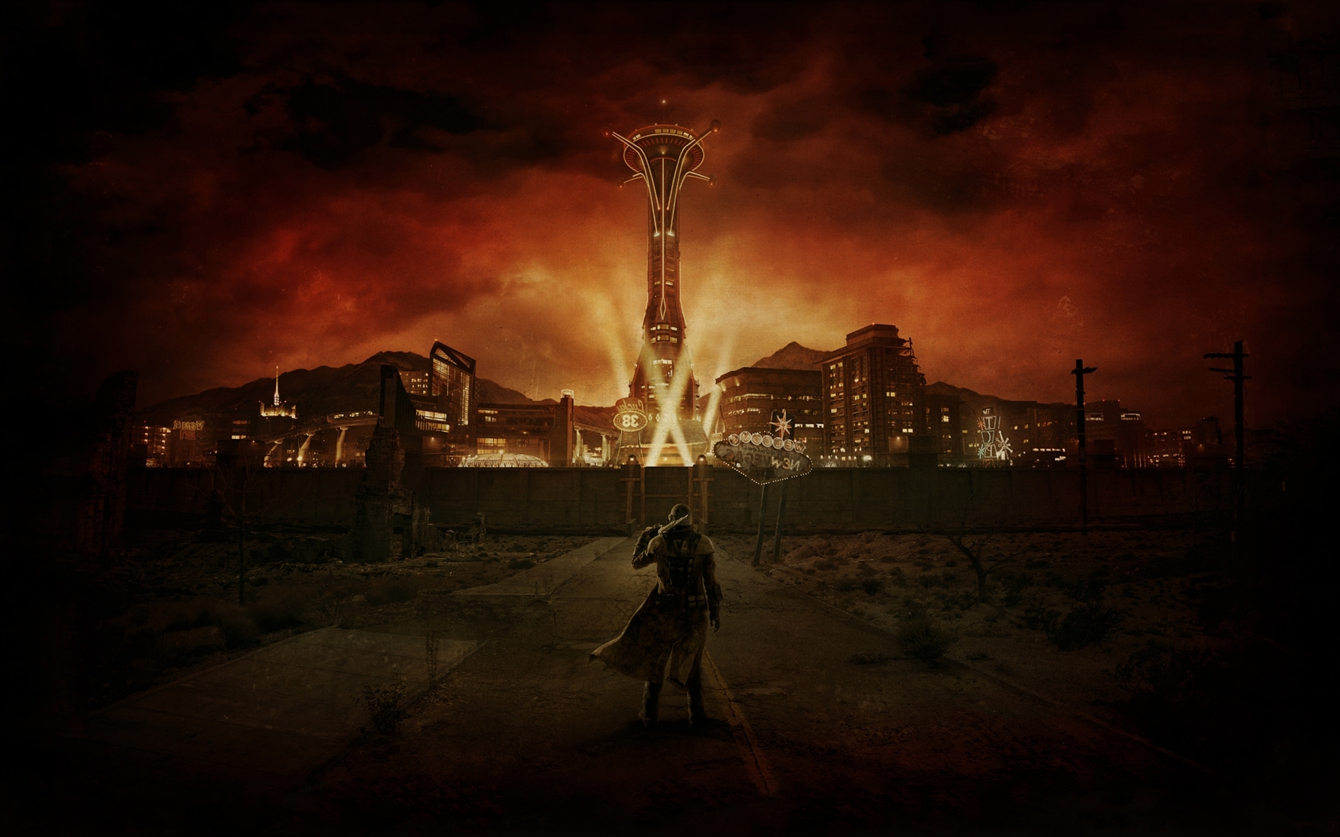 video Games, Fallout: New Vegas, Digital Art, Wasteland, Apocalyptic Wallpaper