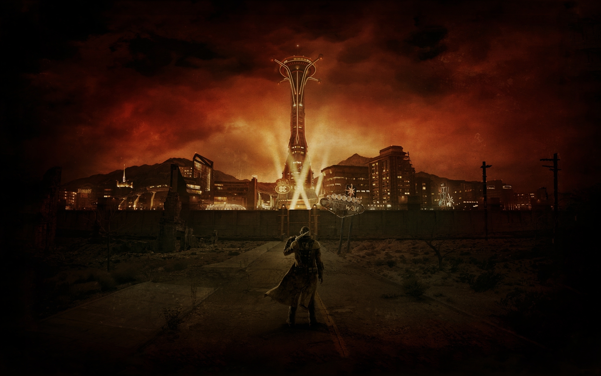 video Games, Fallout: New Vegas, Digital Art, Wasteland, Apocalyptic