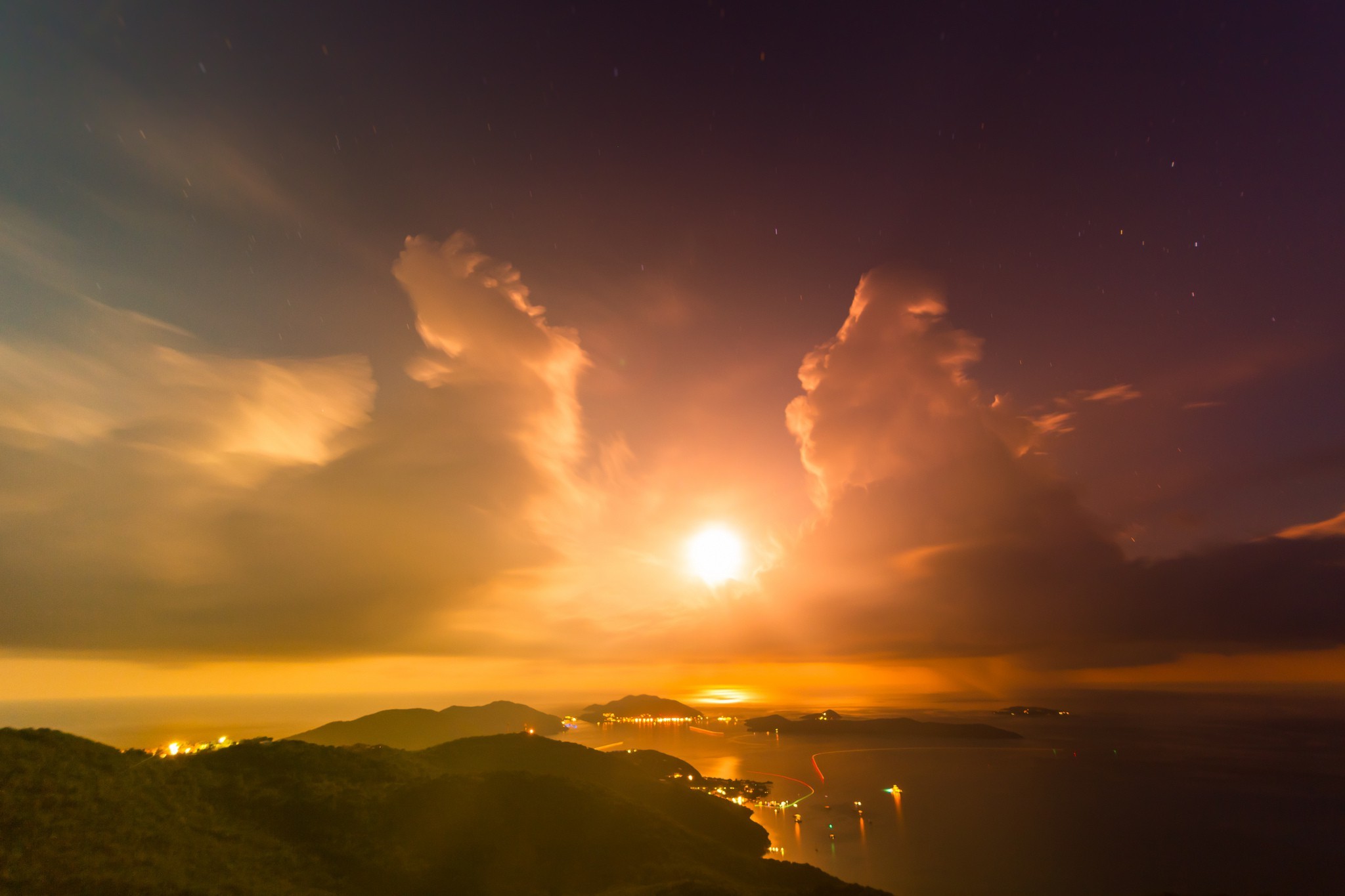 landscape, Sunset Wallpaper